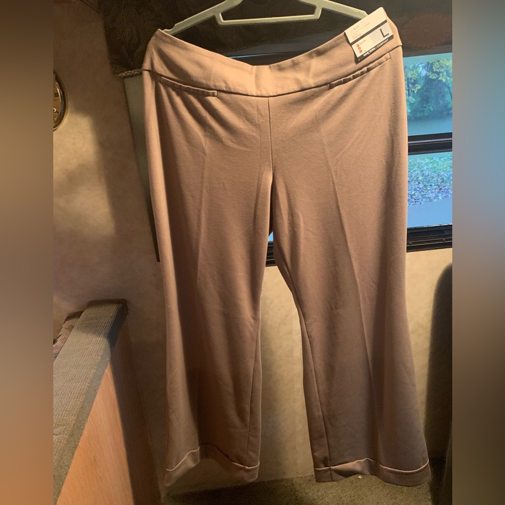 New York and Company New With Tags Large Petite Wide Leg Pants